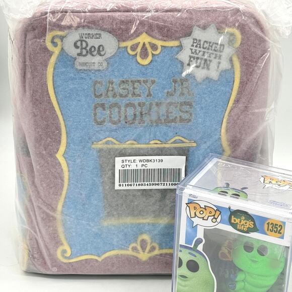 Loungefly LE Disney Bug’s Life Heimlich Funko Pop & Casey Jr Cookies Backpack - Picture 15 of 15